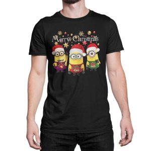 Minions Merry Christmas Funny Men T-shirt Minions Merry Christmas Funny Men T-shirt