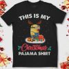 Minions Santa Costume This Is My Christmas Pajama Unisex T-Shirt