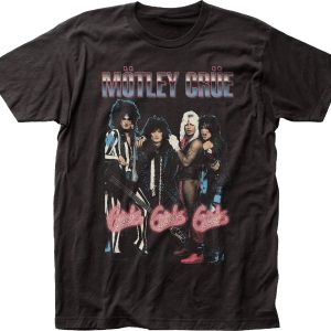 Motley Crue 90’s Style Girls Girls Girls Mens T Shirt Black