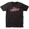 Ms. Marvel Ms. Marvel Title Mens T Shirt Black