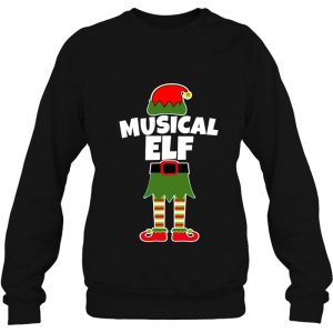 Musical Elf Music Teacher Band Christmas Sweatshirt