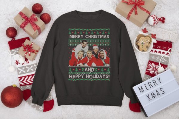 NSYNC Merry Christmas And Happy Holiday Ugly Shirt