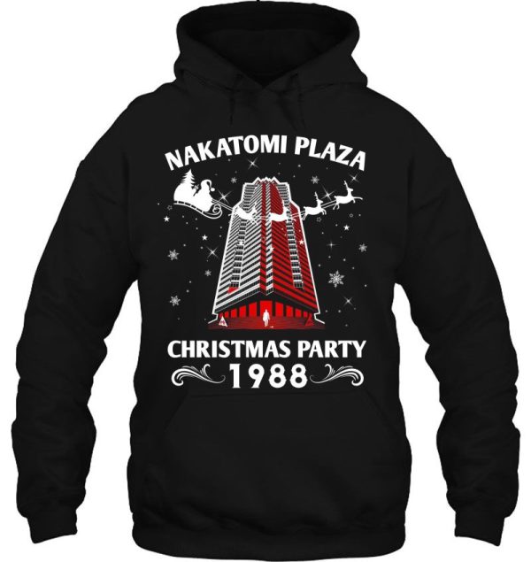 Nakatomi Plaza Christmas Party 1988 Reindeer Sleigh Hoodie For Men Women