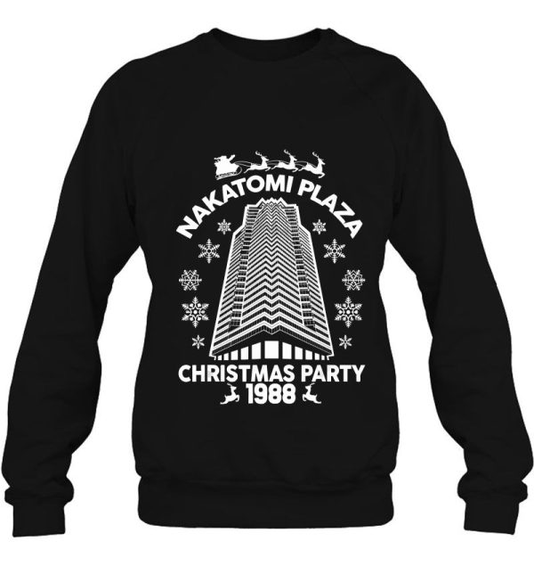 Nakatomi Plaza Christmas Party 1988 Reindeer Sweatshirt