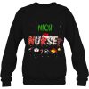 Nicu Nurse Xmas Nursing Lovers Ugly Christmas Sweater Sweatshirt