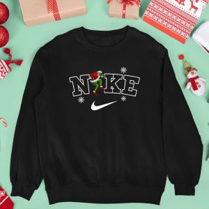 Nike Grinch Funny Christmas Crewneck Sweatshirt