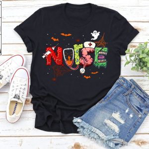 Nurse Halloween Shirt Plus Size Comfort Color