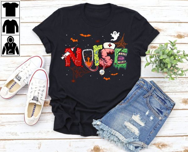 Nurse Halloween Shirt Plus Size Comfort Color