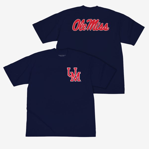 Ole Miss Logo Script Heavy T