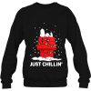 Peanuts Snoopy Just Chillin’ Christmas Gift Sweatshirt