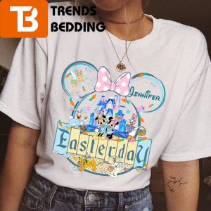 Personalized Mickey And Friends Easter Day Shirt