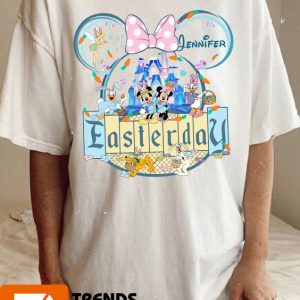 Personalized Mickey And Friends Easter Day Shirt