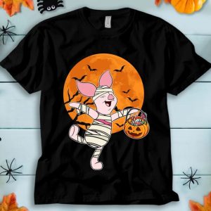 Piglet Mummy Pumpkin Winnie The Pooh Halloween Shirt