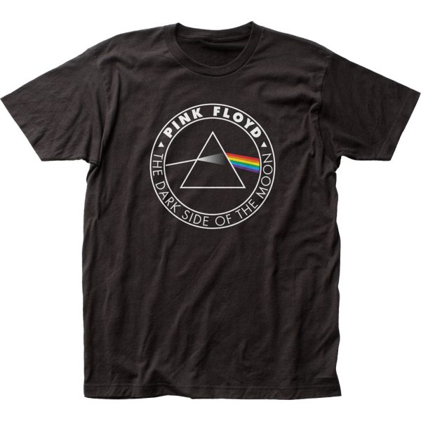 Pink Floyd DSOTM Circle Mens T Shirt Black