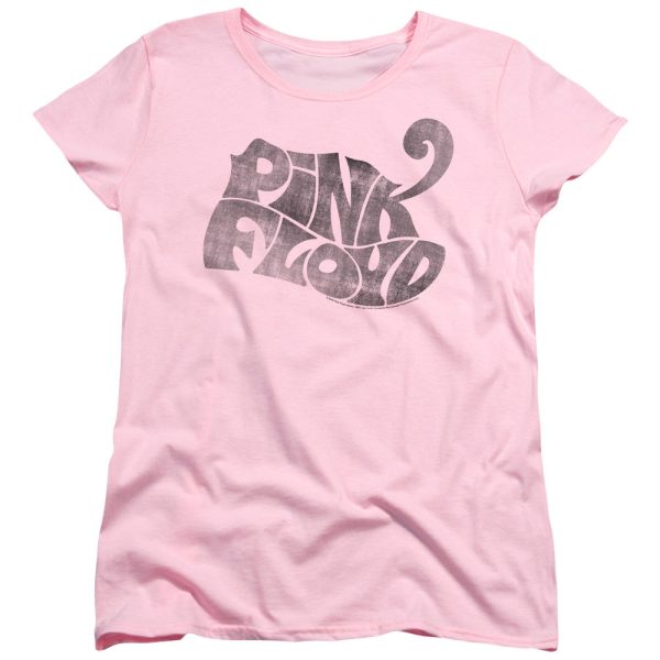 Pink Floyd Pink Logo Womens T Shirt Pink
