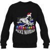 Police Christmas Navidad Shirt For Law Enforcement Malinois Sweatshirt