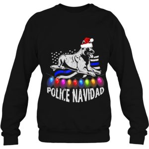 Police Christmas Navidad Shirt For Law Enforcement Malinois Sweatshirt