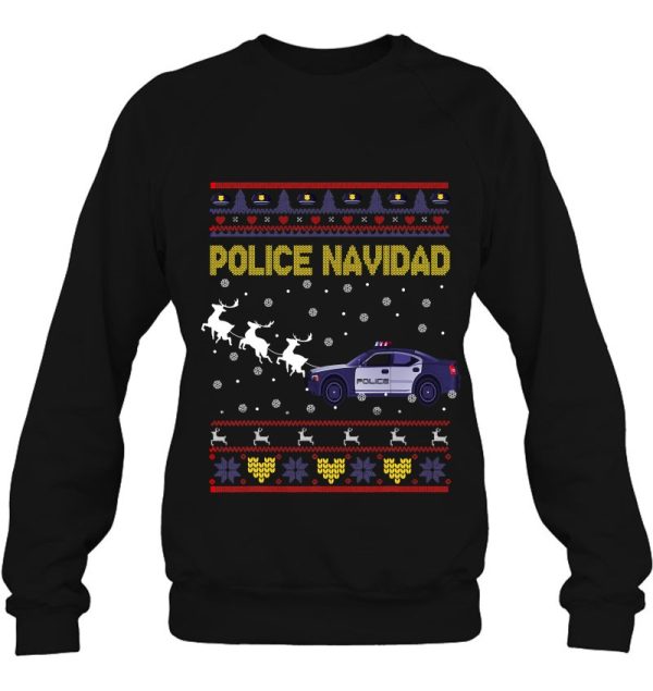 Police Navidad Funny Christmas Sweater Dancer Gifts Shirt