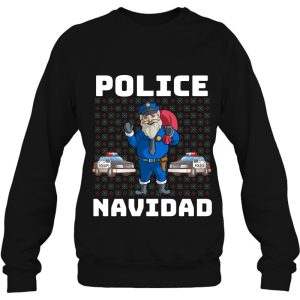 Police Navidad Santa Christmas Gif Sweatshirt