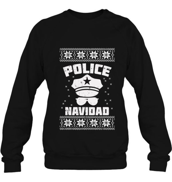 Police Navidad Shirt Christmas Cop Officer Gift Shirts