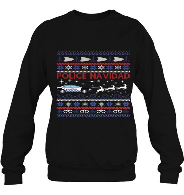 Police Navidad Ugly Christmas Sweater Sweatshirt