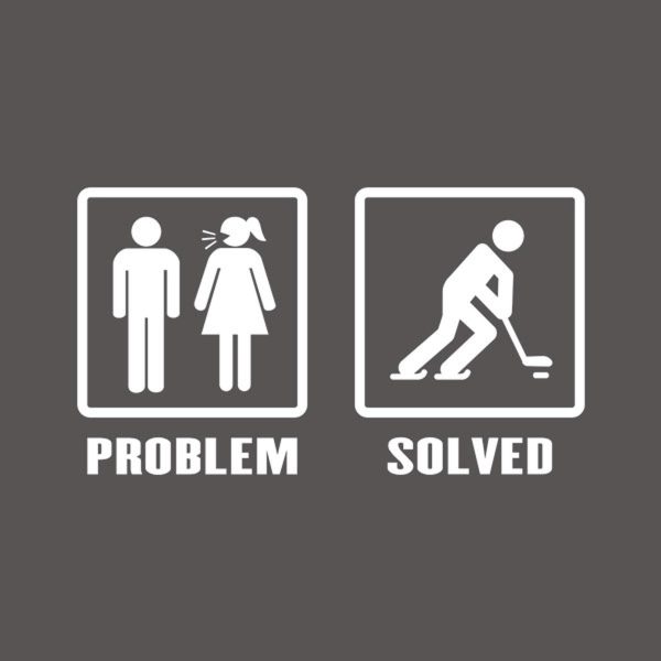 Problem – Solved (Hockey) – T-shirt