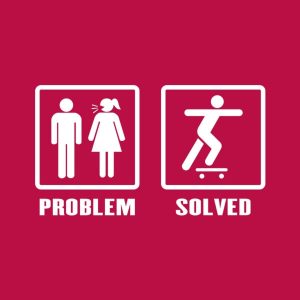 Problem – Solved (Skating) – T-shirt