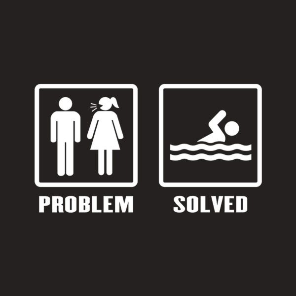 Problem – Solved (Swimming) – T-shirt