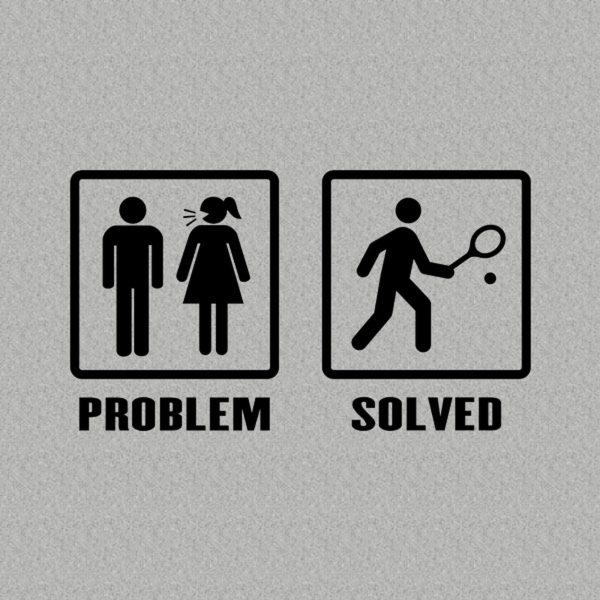 Problem – Solved (Tennis) – T-shirt