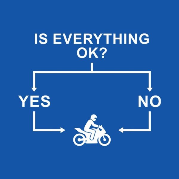 Problem solving chart (motorbike) – T-shirt