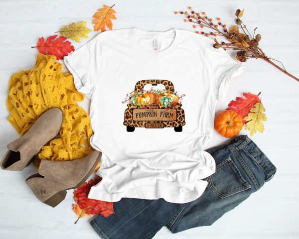 Pumpkin Farm Shirt Thankful Grateful Blessed