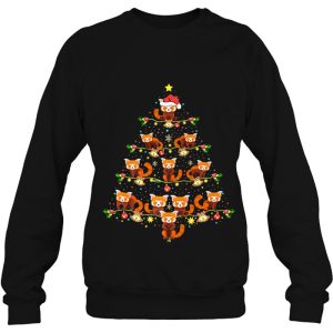 Red Panda Lover Xmas Matching Santa Christmas Tree Shirt