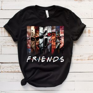 Retro Characters Halloween Party Horror Friends Movie Killers Shirt