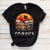 Retro Friends Horror Characters Halloween Gift Shirt