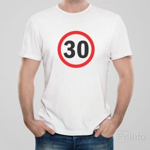 Road sign 30 Road sign 30