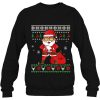 Rugby Ugly Christmas Santa Claus Gift Shirt