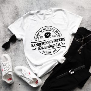 Sanderson Sisters Brewing Co Graphic Tee Hocus Pocus T Shirt Witchcraft Witch Magic Halloween