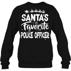 Santa’s Favorite Police Officer Christmas Sweater Sweatshirt