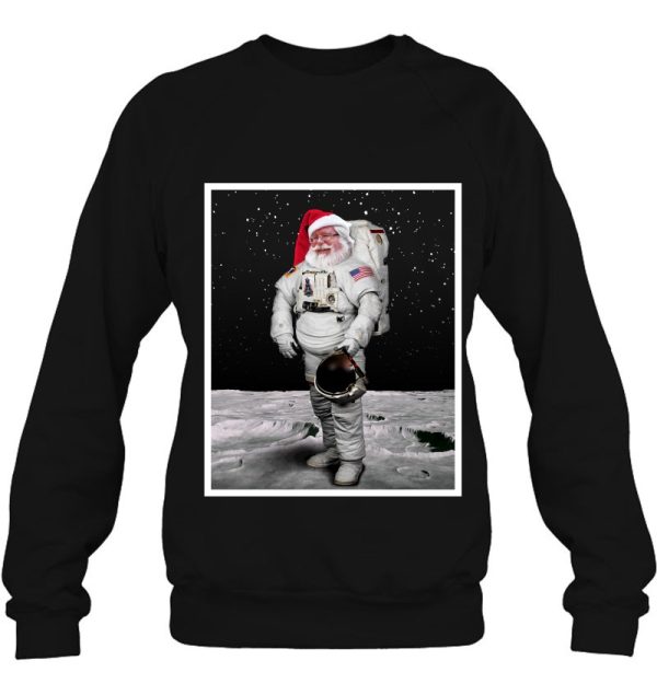 Santa Claus Is An Astronaut Sarcastic Christmas Sweatshirt