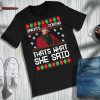 Santa Is Coming That’s What She Said Funny Office Michael Scott Unisex T Shirt