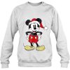 Santa Mickey Mouse Christmas Sweatshirt For Babies