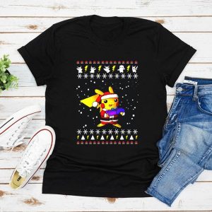 Santa Pokemon Pikachu Ugly Christmas T Shirt