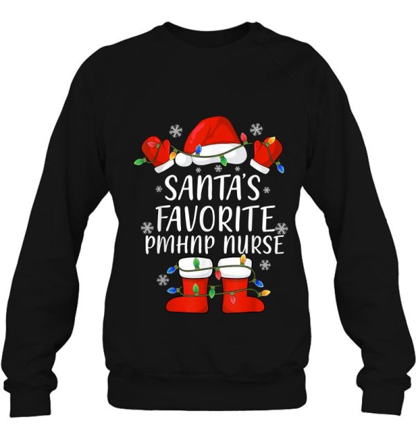 Santa’s Favorite Psychiatric Mental Health Nurse Practitioner Sweatshirt