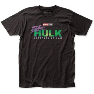 She-Hulk She Hulk Logo Mens T Shirt Black