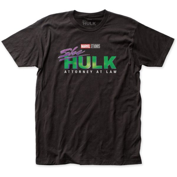 She-Hulk She Hulk Logo Mens T Shirt Black
