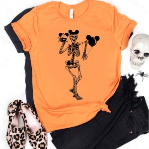 Skeleton Dancing Funny Halloween Family Shirts