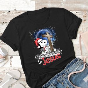 Snooppy Happy Birthday To Jesus Merry Christmas 2021 Sweatshirt 3
