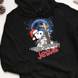 Snooppy Happy Birthday To Jesus Merry Christmas 2021 Sweatshirt 4