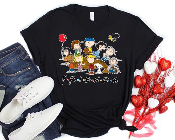 Snoopy Friends Peanuts GangSnoopy Lover Gift Cartoon Movie Shirt