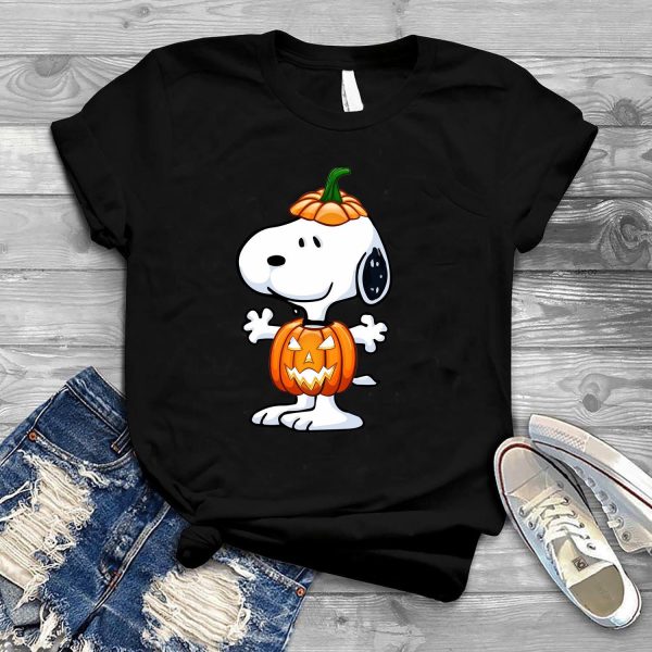 Snoopy Peanuts Charlie Brown Pumpkin Halloween Shirt